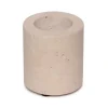 Travertine waxinelichthouder M Ø6x7cm