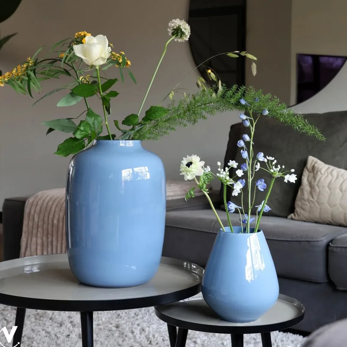 Vaas – Artic Light Blue Grey Blauw | Vase the World