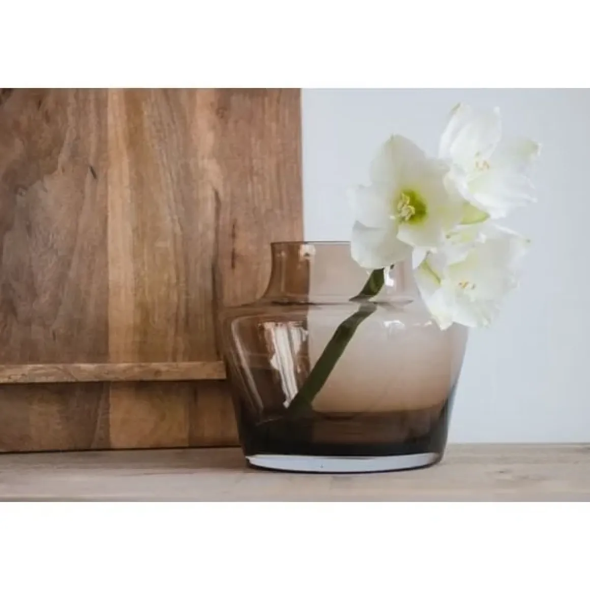 Vaas – Coral taupe glas