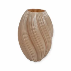 Vaas 3D Thom Silky Beige Glas – 27CM