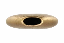 Vaas ovaal goud 31x31x9cm