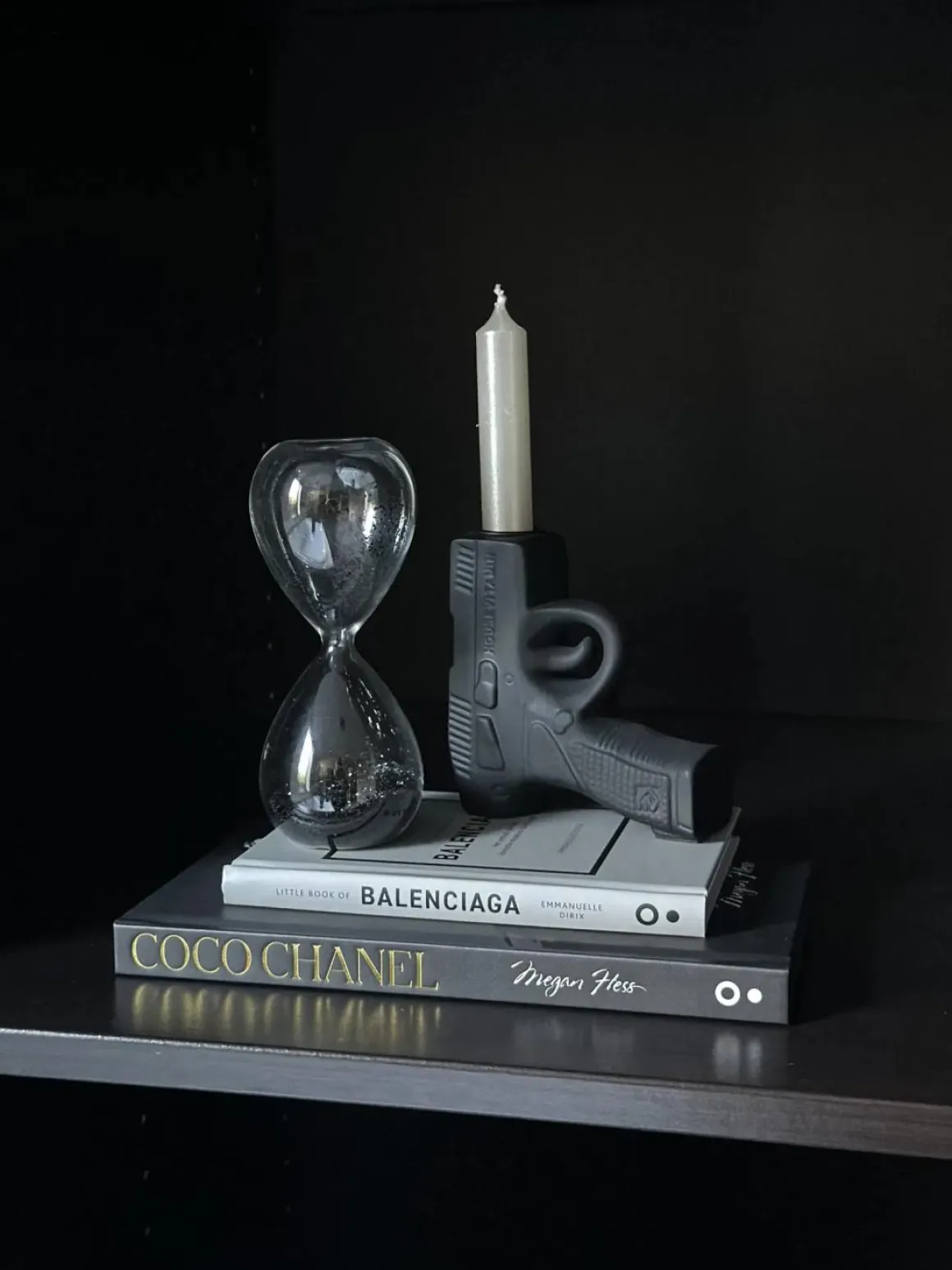 Vakkenkast decoratie set Luxury met twee tafelboeken