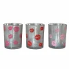 Valentijn tip: Love You Lips waxinelicht houder zilver 10cm x 12,5cm