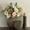 Vensterbank decoratie of side table set brons walnut
