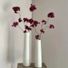 Vensterbank decoratie set japandi beige + bloesemtakken aubergine
