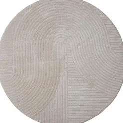 Vloerkleed Ella Beige Rond ø280 cm