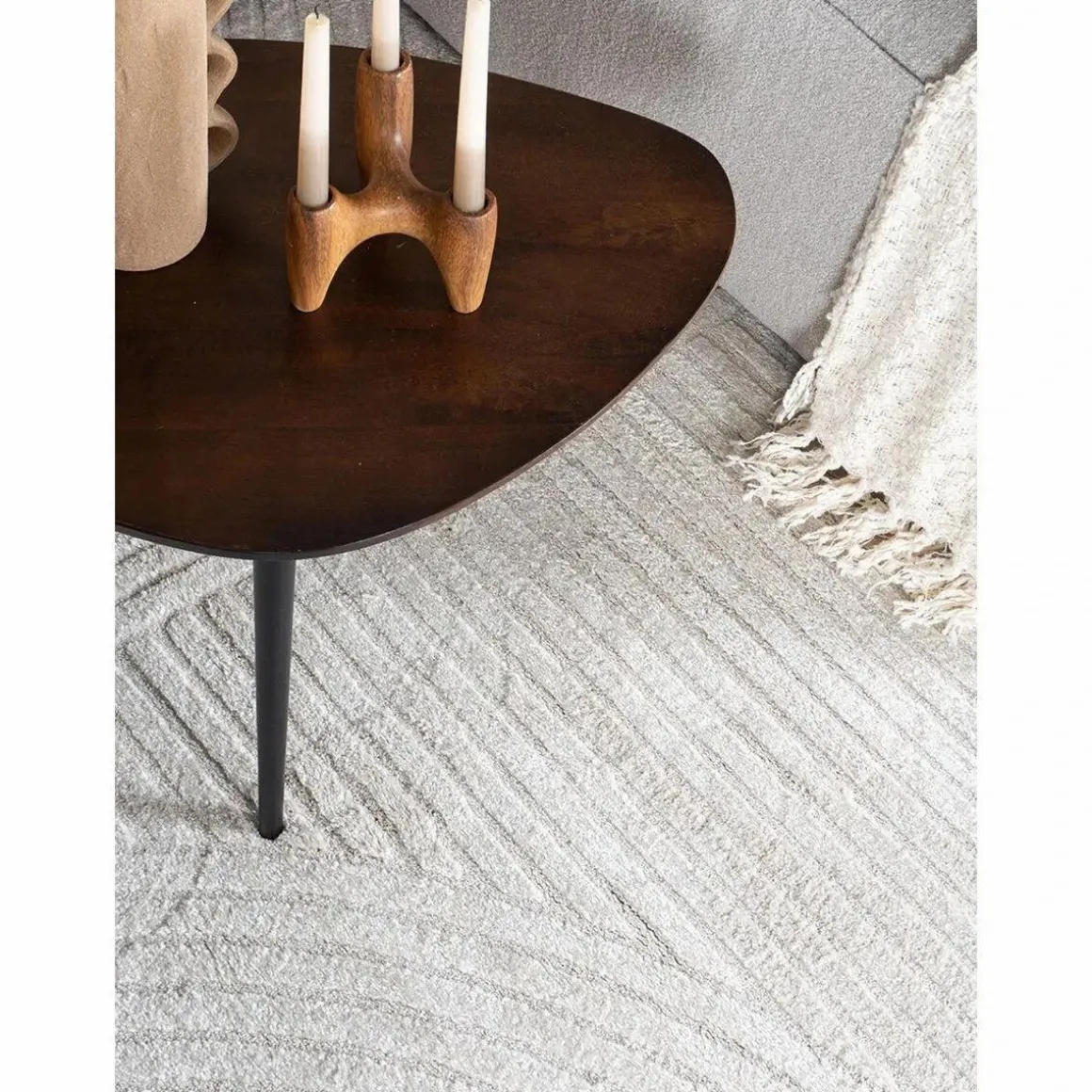 Vloerkleed Ella Beige 280 x 380 cm