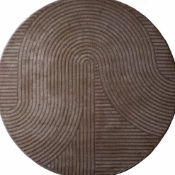 Vloerkleed Ella Brown Rond ø160 cm