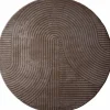 Vloerkleed Ella Brown Rond ø280 cm