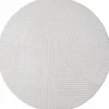 Vloerkleed Ella Cream Rond ø200 cm