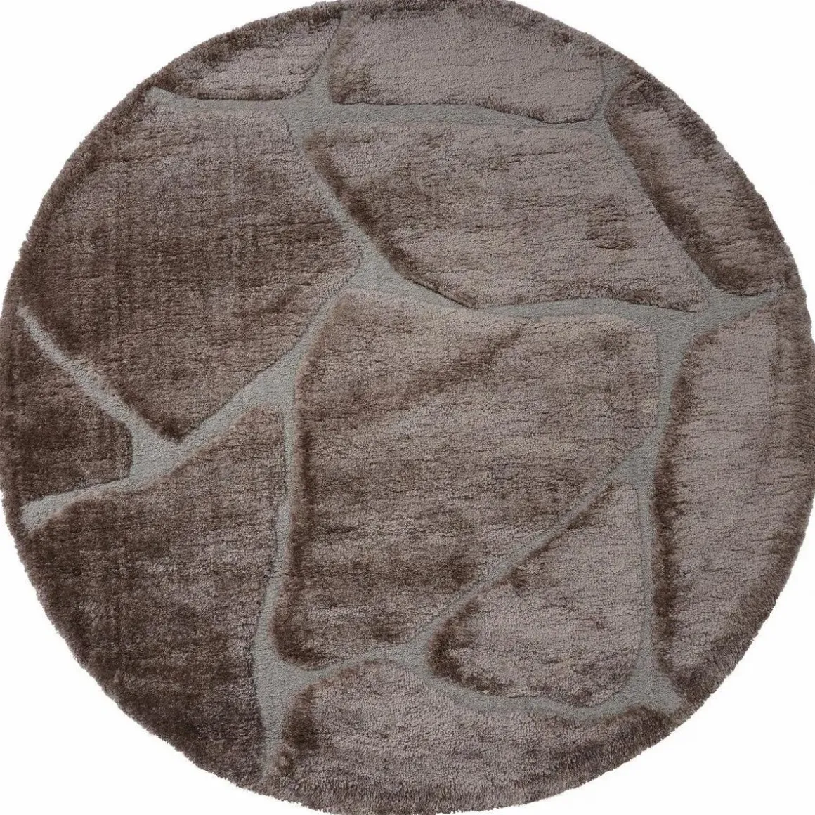 Vloerkleed Macy Bruin Rond ø160 cm