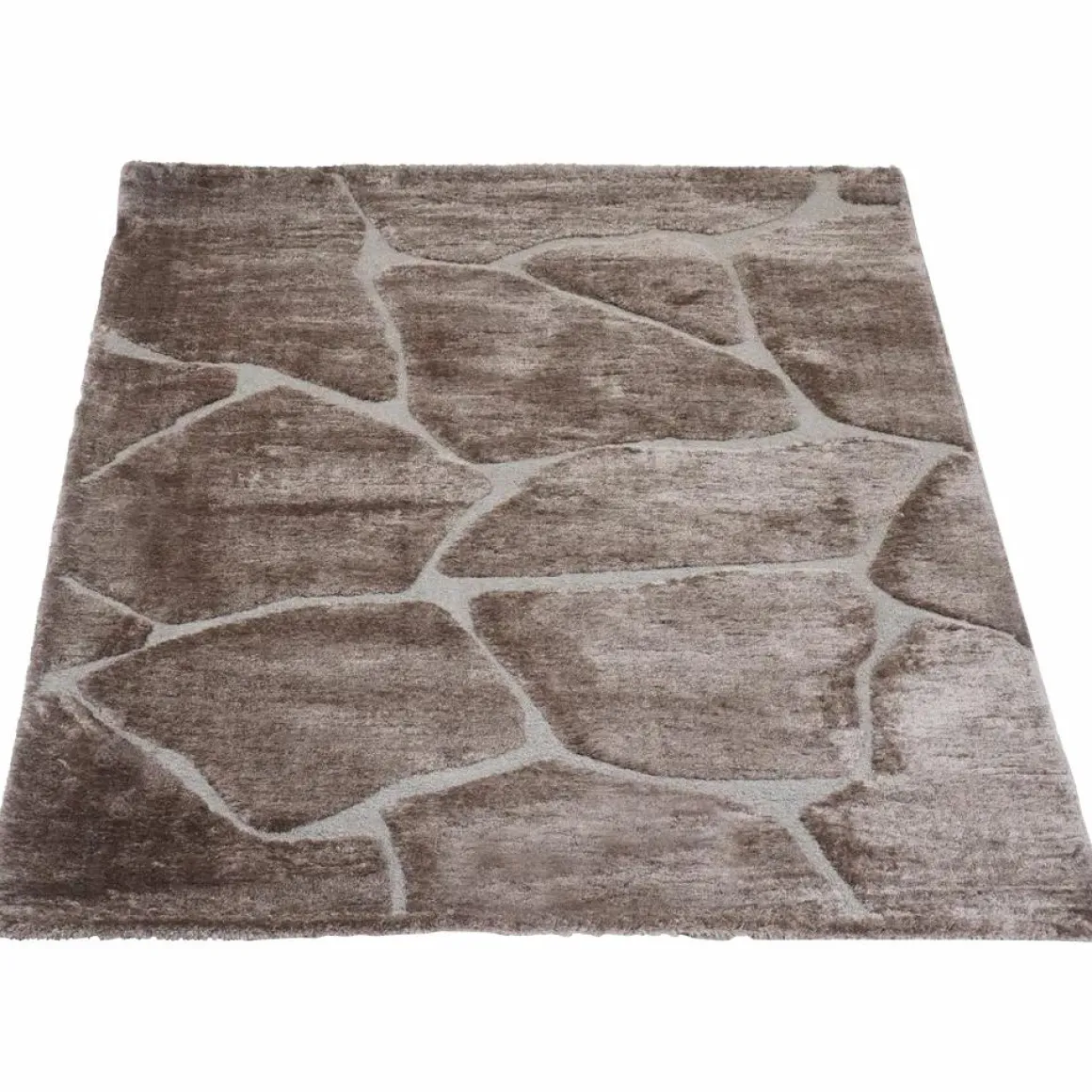 Vloerkleed Macy Bruin 240 x 340 cm
