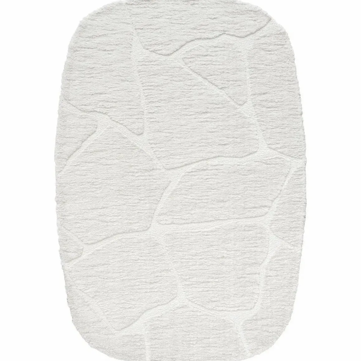 Vloerkleed Macy Creme – Rounded Corners 200 x 290 cm