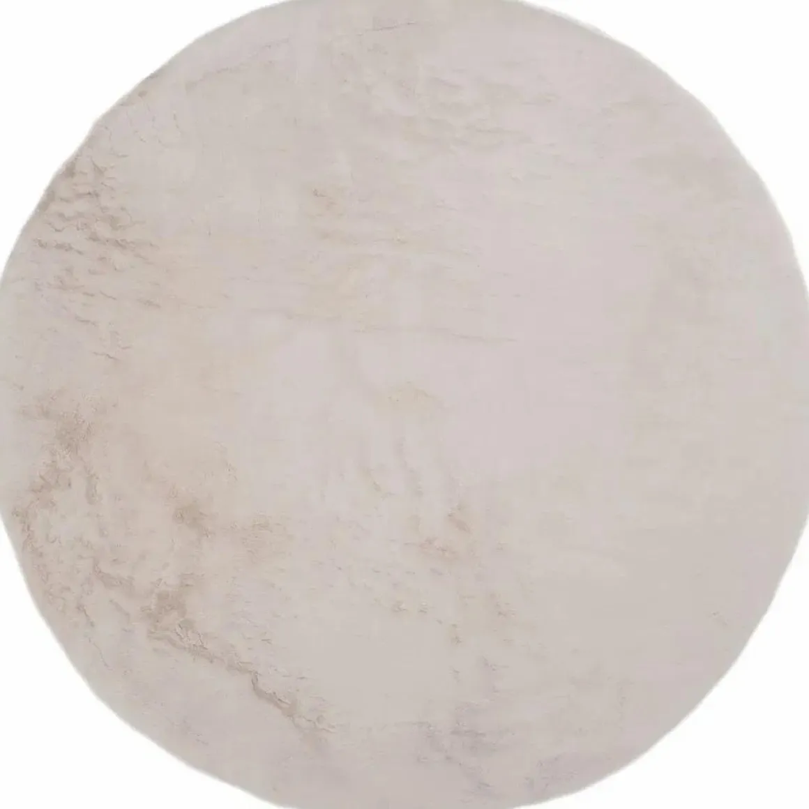 Vloerkleed Velluto Beige – Rond ø160 cm