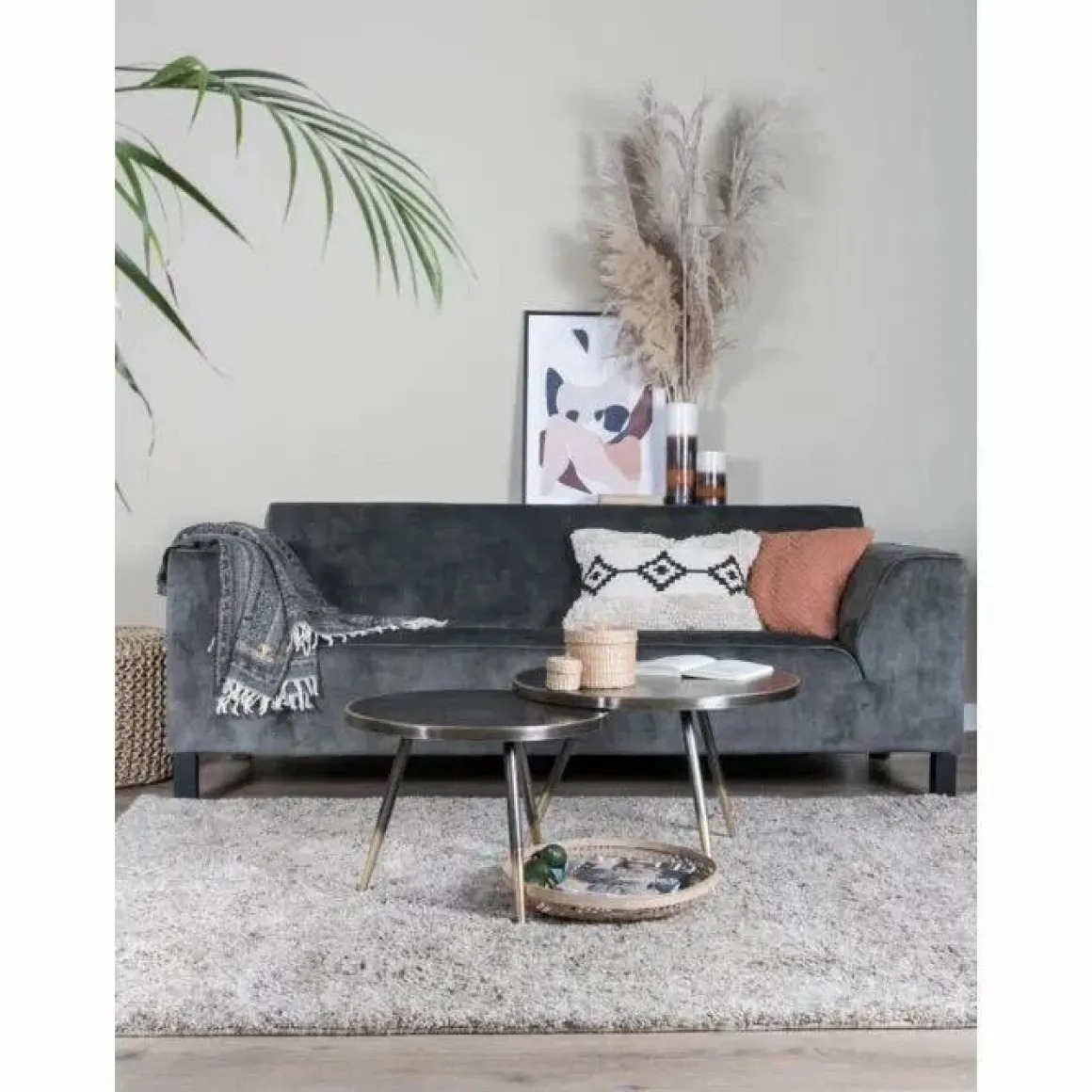 Vloerkleed Zumba Beige 160 x 230 cm