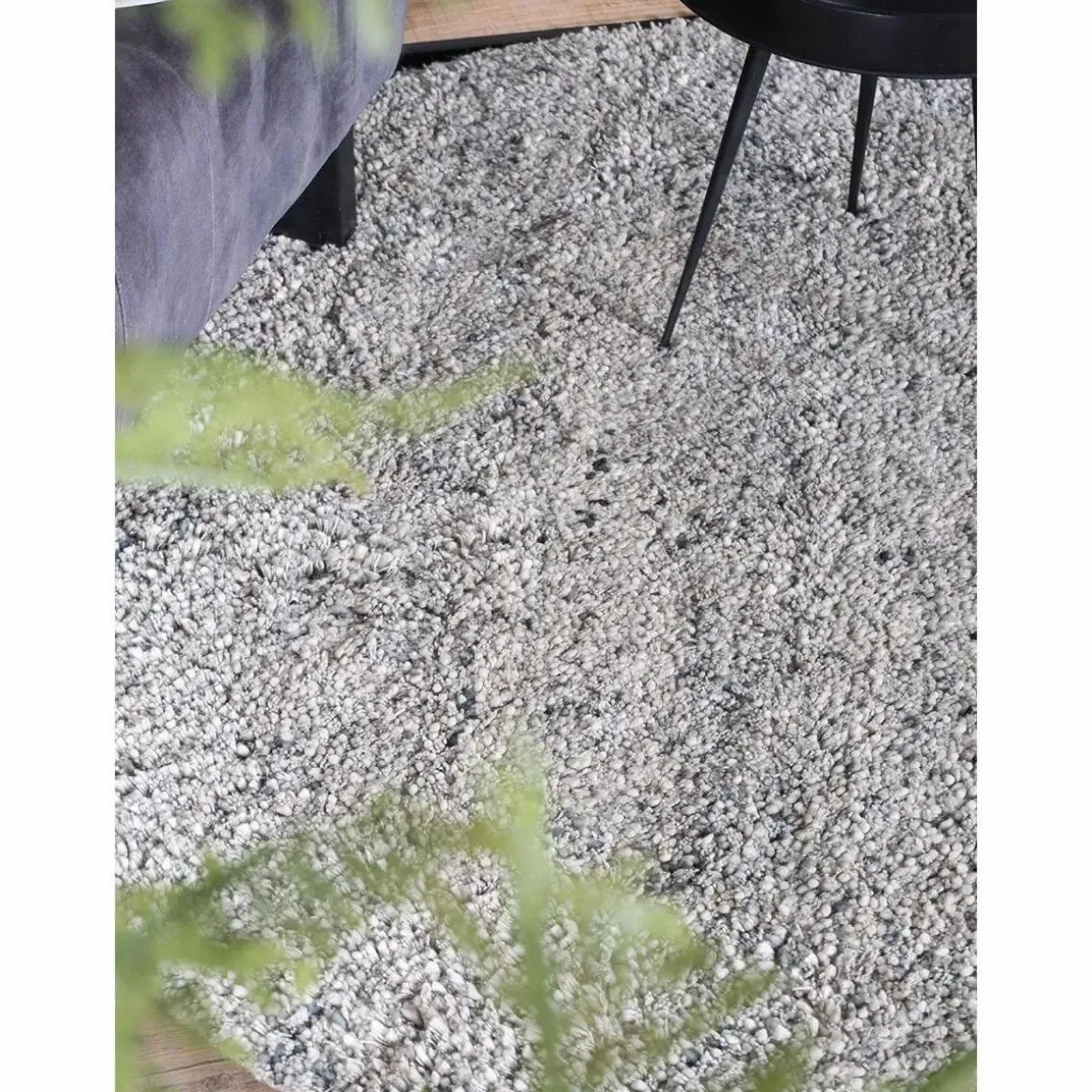 Vloerkleed Zumba Grey Rond ø160 cm