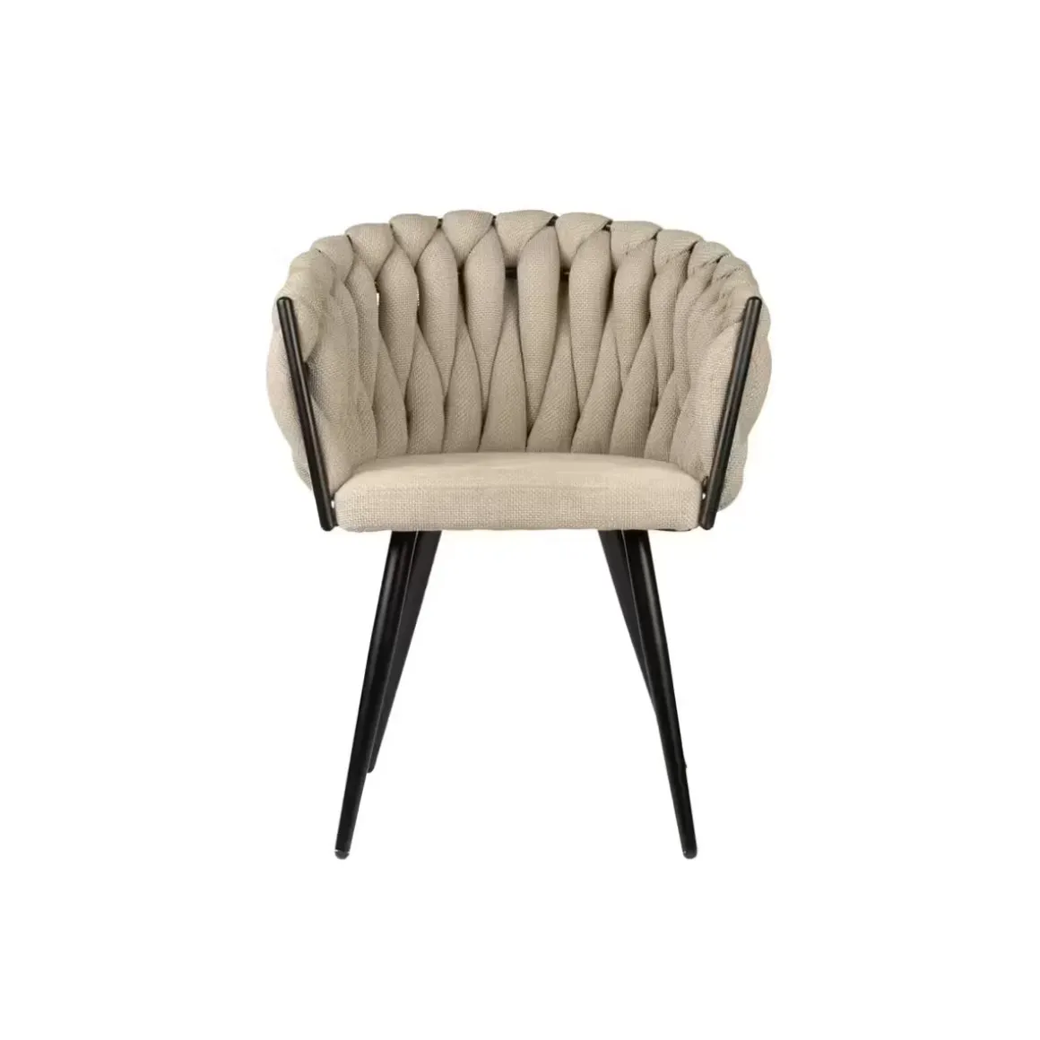 Wave eetkamerstoelen beige (Set van 2)