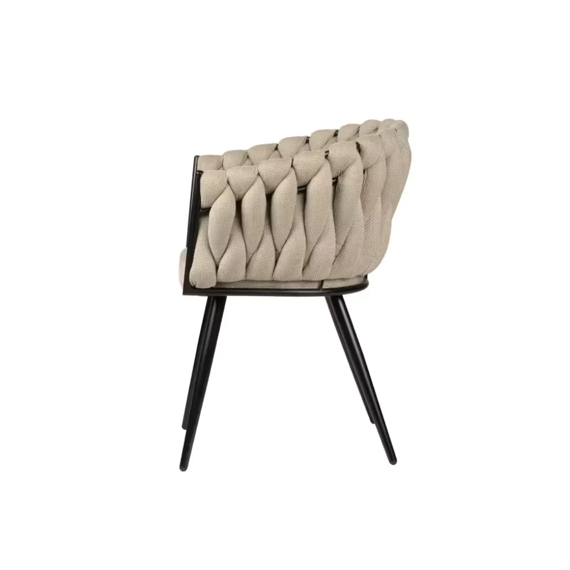 Wave eetkamerstoelen beige (Set van 2)