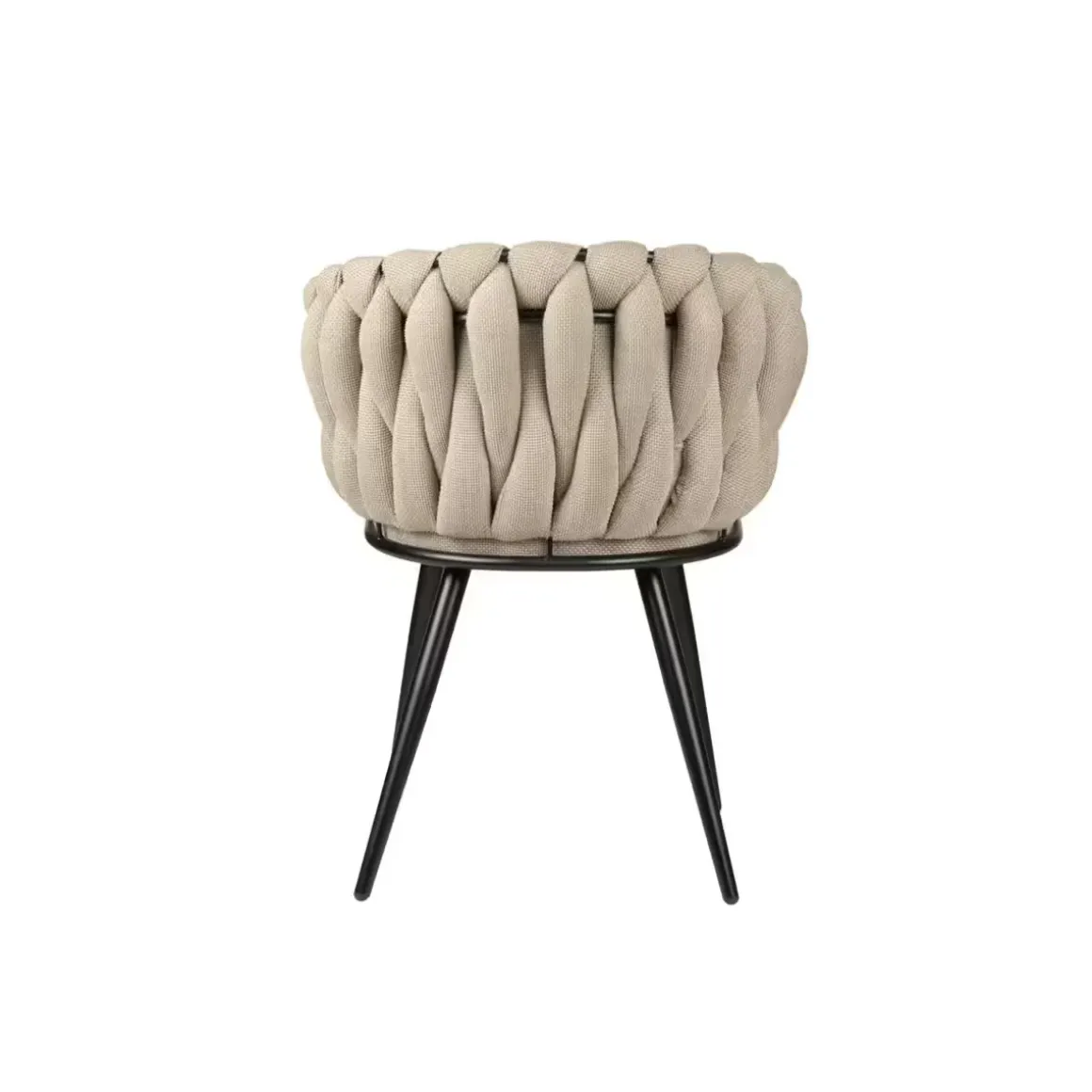 Wave eetkamerstoelen beige (Set van 2)