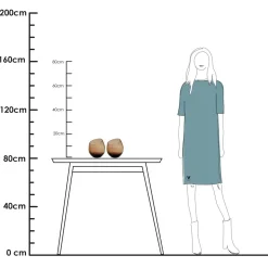 Waxinelichthouder – Moho Taupe (set van 2 stuks)