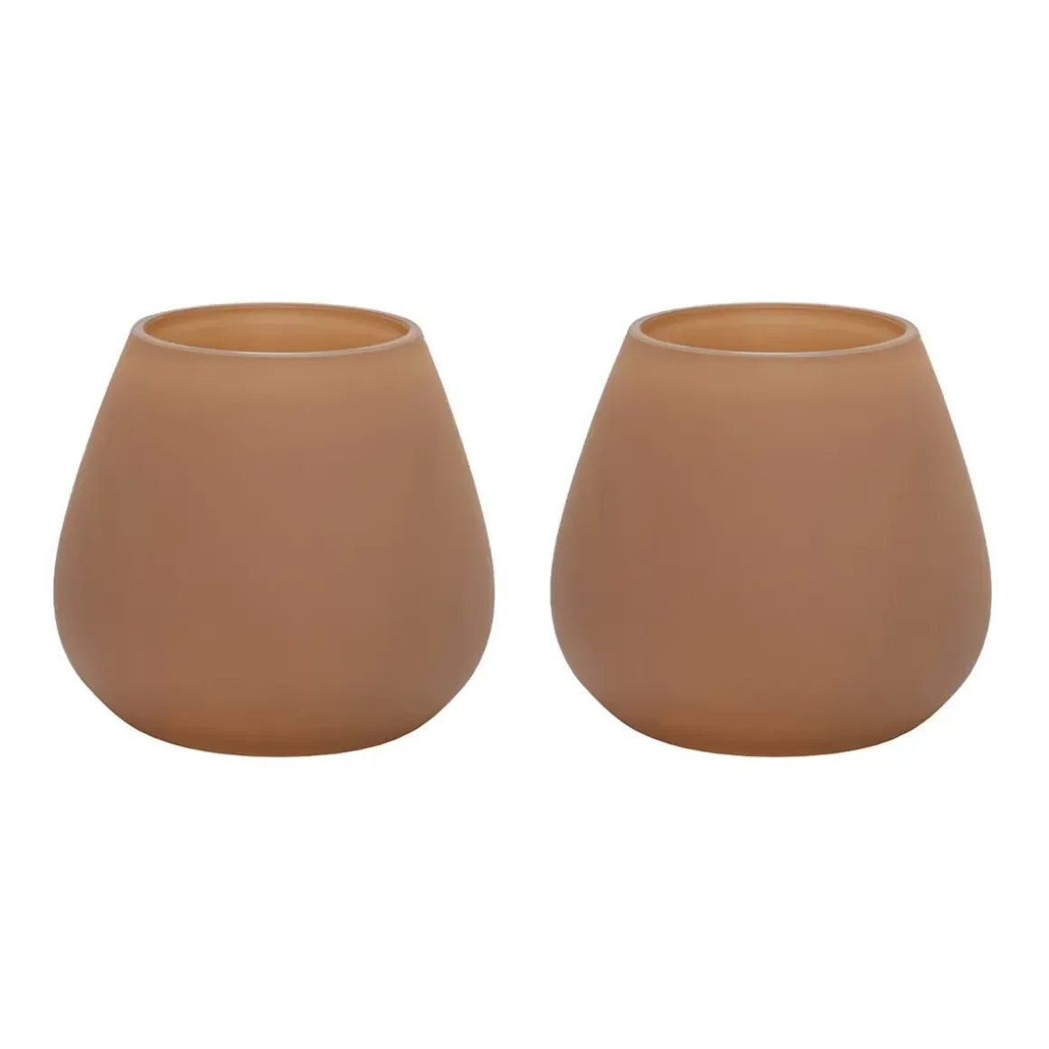Waxinelichthouder – Tasman XS matte sand (set van 2 stuks)