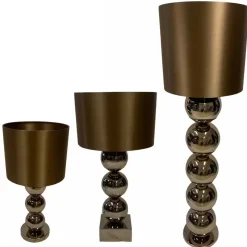 XL Bollamp vloerlamp hotel chique Sepia brons