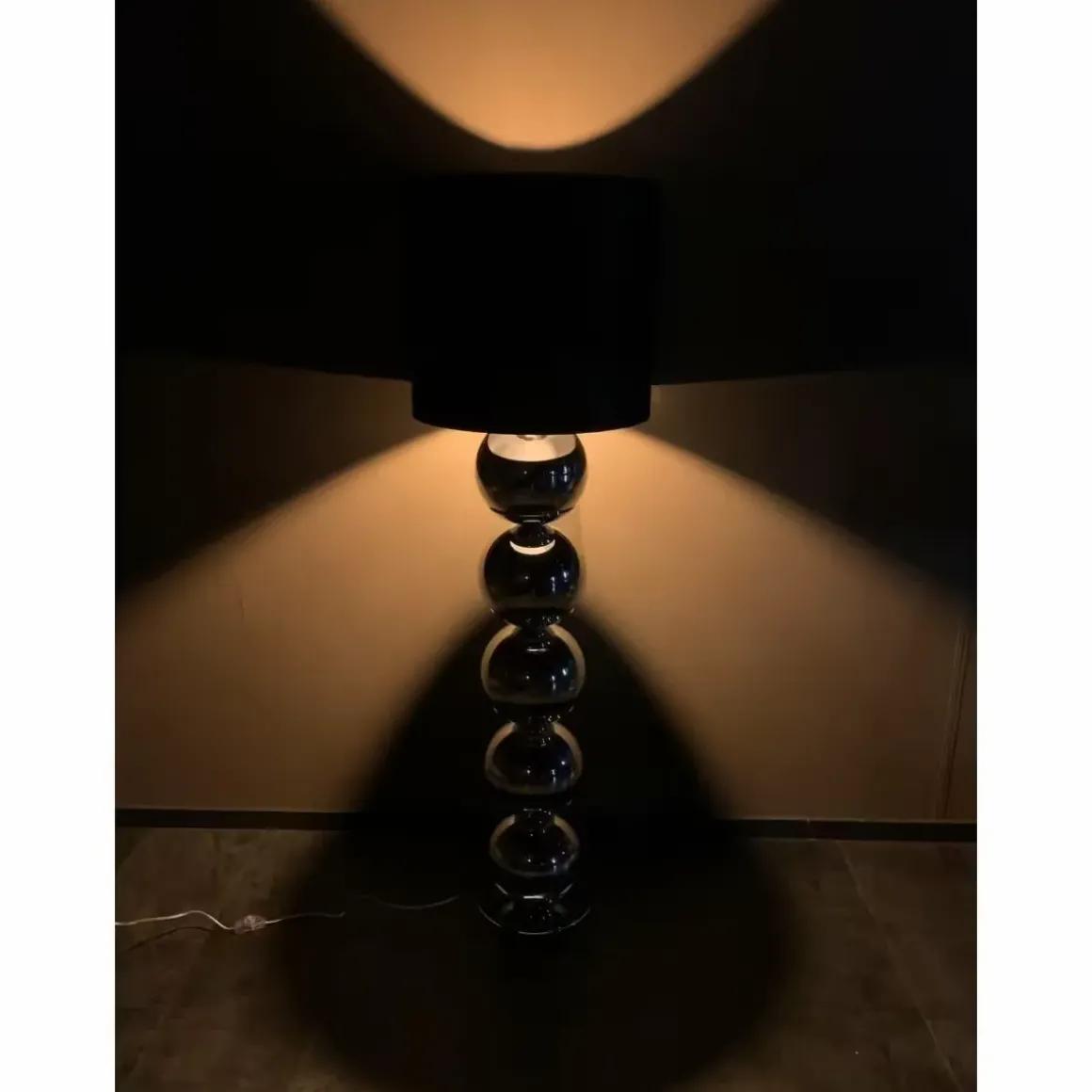 XL vloer Bollamp Antraciet