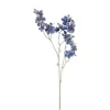 Zijden bloem Clerodendrum S blauw goud L7B10H68CM